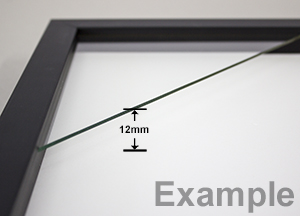 12mm space box frame diagram (no mat)